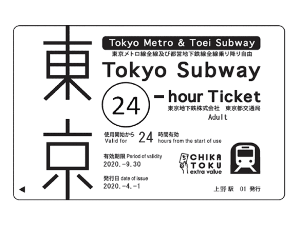 Tokyo Subway Ticket 1