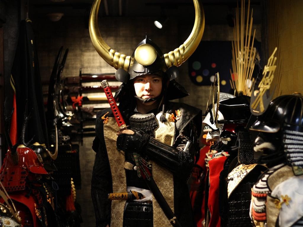 Samurai Armour Photo Shoot in Shibuya  1